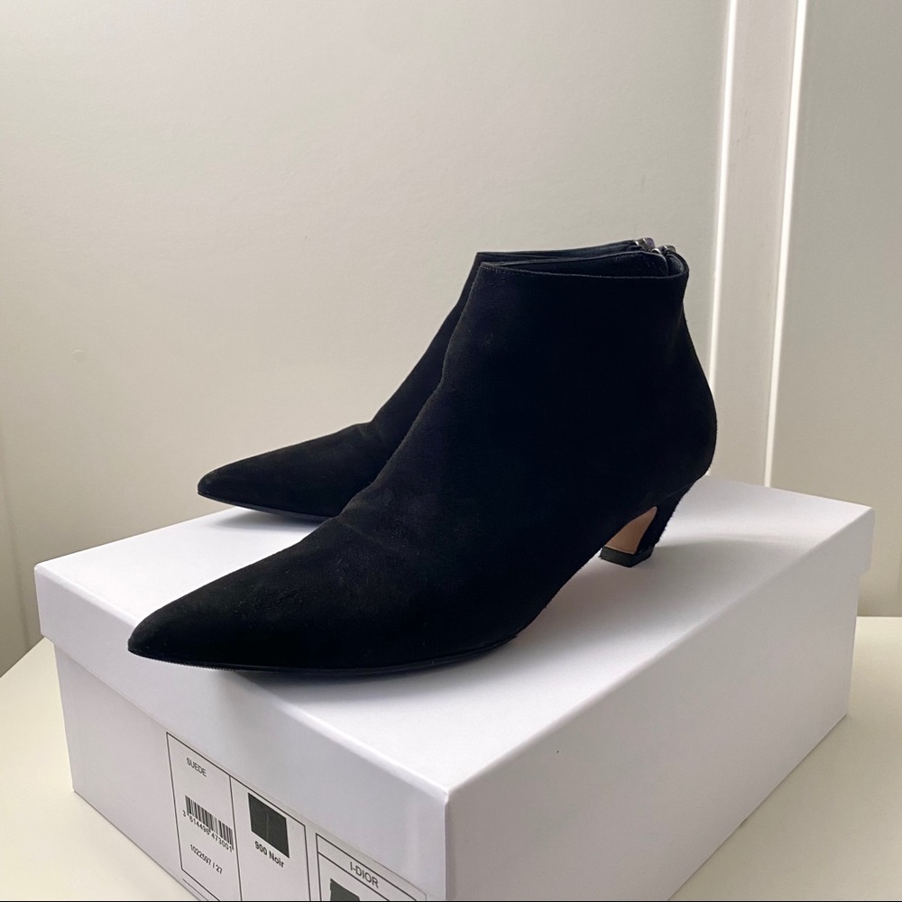 Dior Kitten Heel Booties Size35